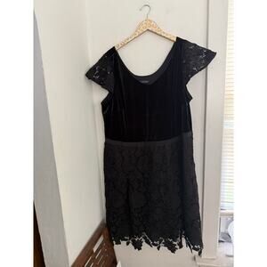 Isaac Mizrahi Live Special Edition Women's Black Plus Dress | Size 26W